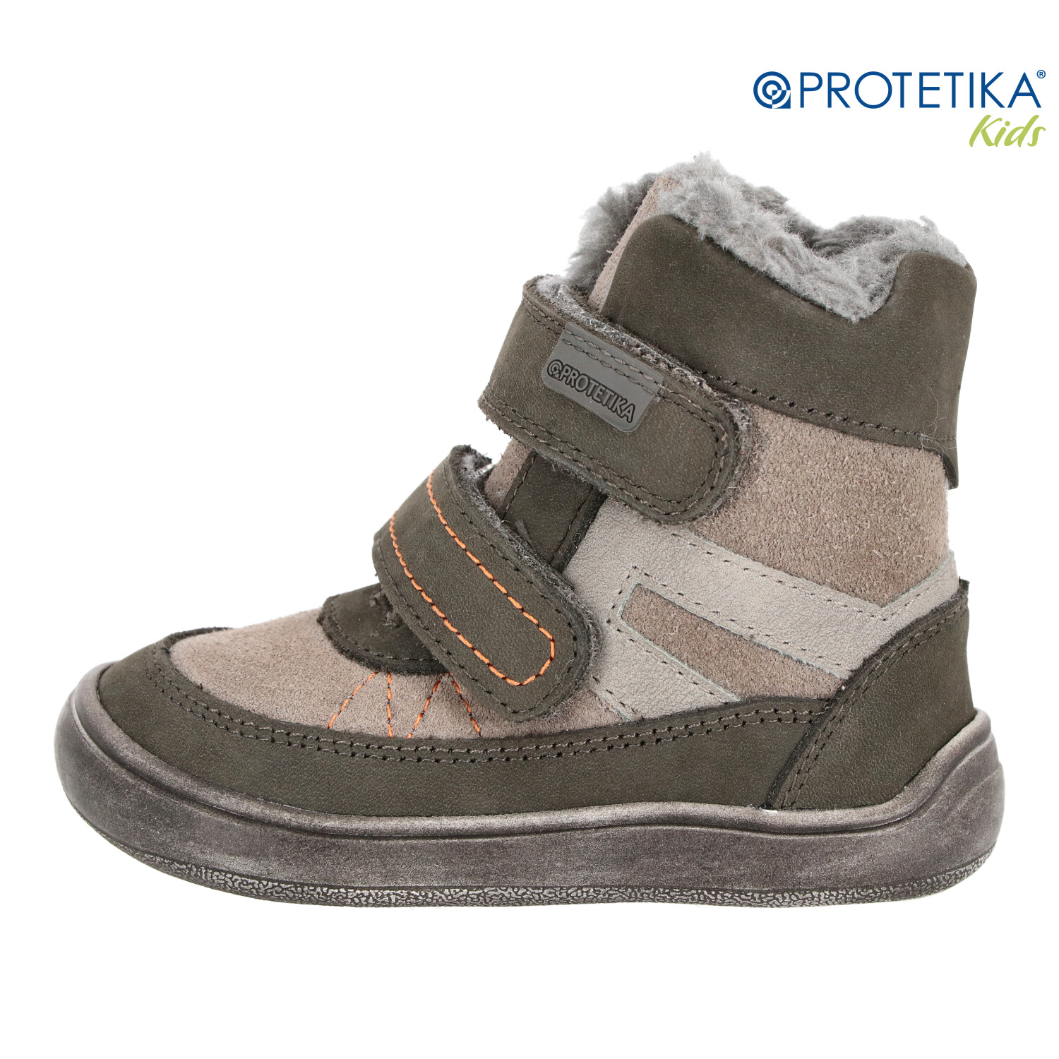 Protetika - zimné barefootové topánky RODRIGO grey - zateplené