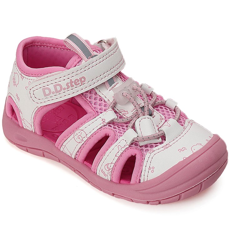 Sandále ARIELA pink športové barefoot D.D.Step