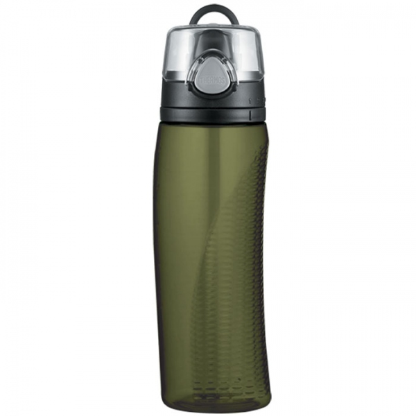 Thermos Sport - hydratačná fľaša s počítadlom 710 ml - olivovo zelená