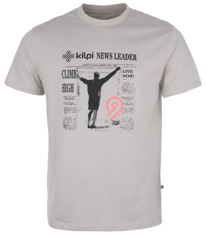 Kilpi LEADER-M pánske tričko   šedá