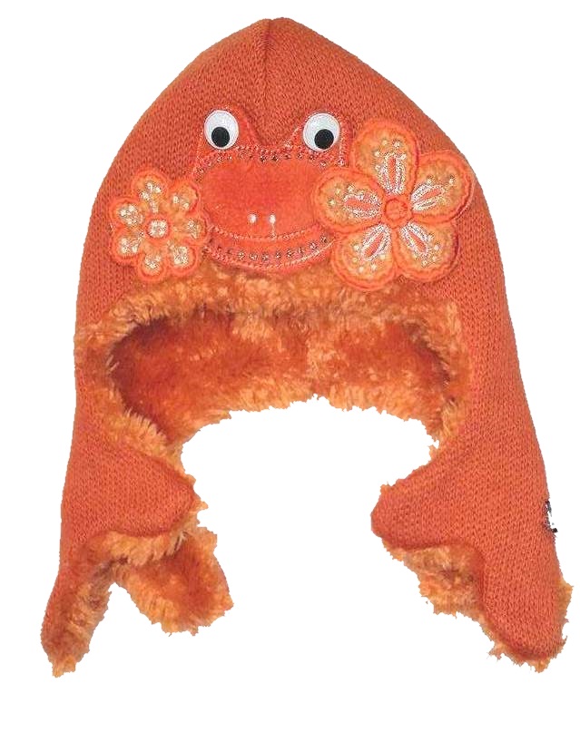 Detská čiapka Frog 1345701 - oranžová