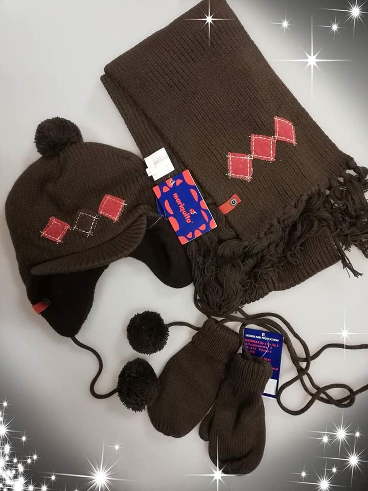 Čiapkový set so šálom a rukavičkami MARIQUITA