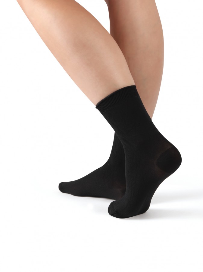 Dámske silonkové ponožky Pohoda 68DEN čierna