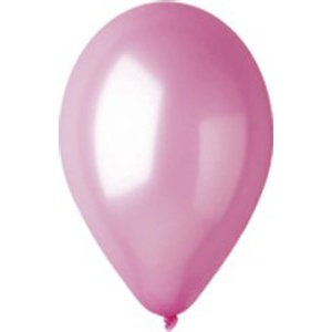 Latexový balónik metalický ružový