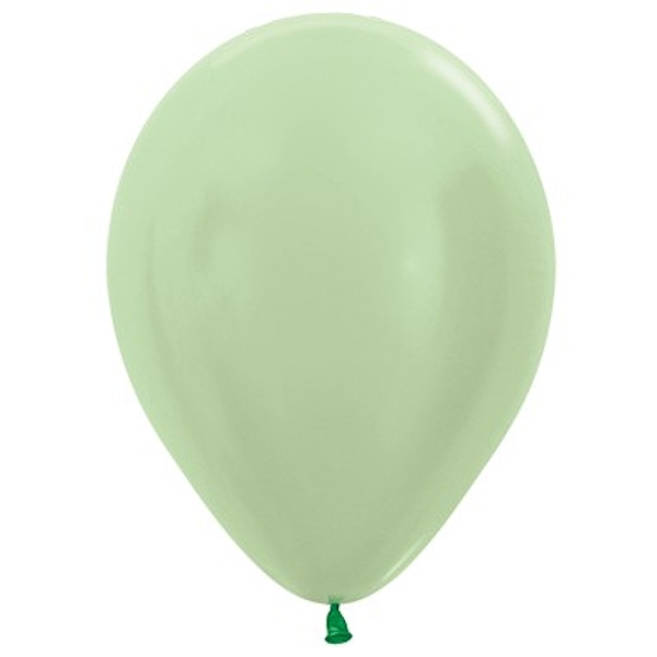 Latexový balónik perleťový zelený