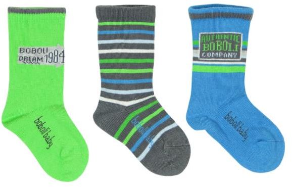 Boboli 18396019-2415 Set - 3 ks ponožky