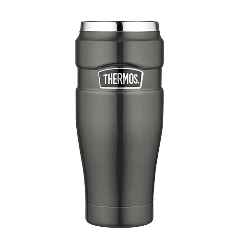 Thermos Style - vodotesný termohrnček 470 ml - metalicky šedá