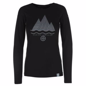 KILPI SKIP-W - dámske bavlnené tričko Čierna