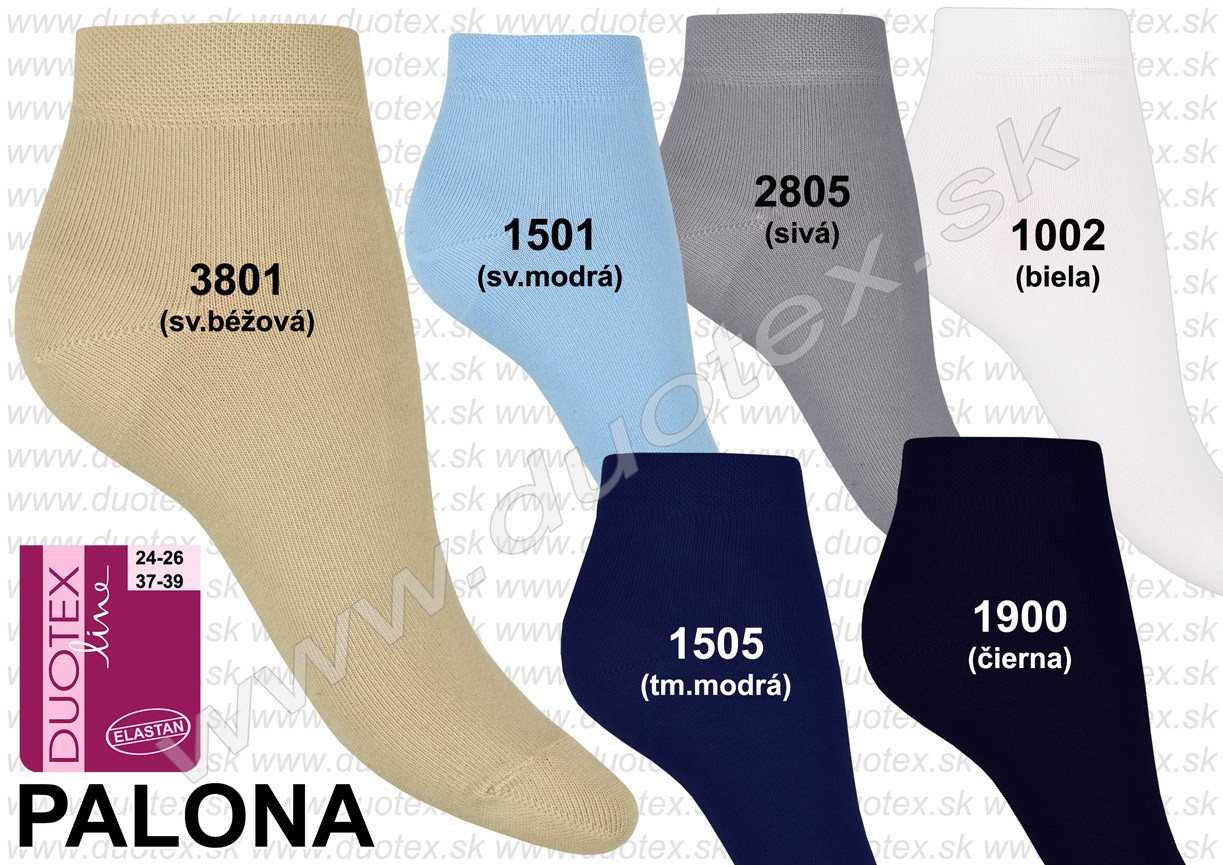 Dámske ponožky Palona 1002 biele