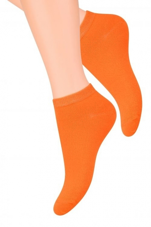 Dámske ponožky STEVEN 052 neonovooranžová