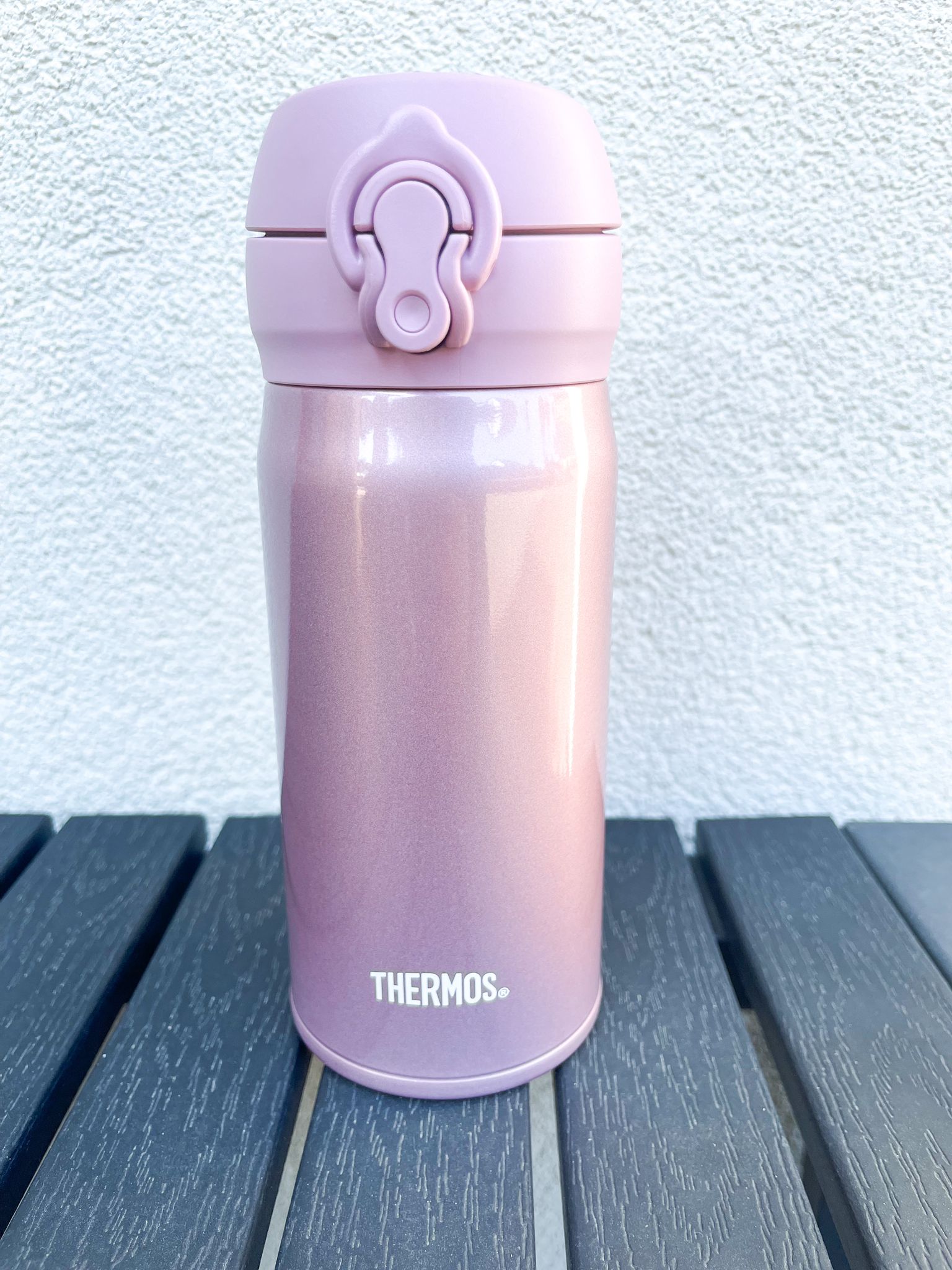 Thermos Motion - Mobilný termohrnček 350 ml - ružovozlatá