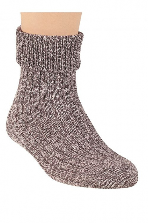 Dámske ponožky STEVEN 067-1 hnedá