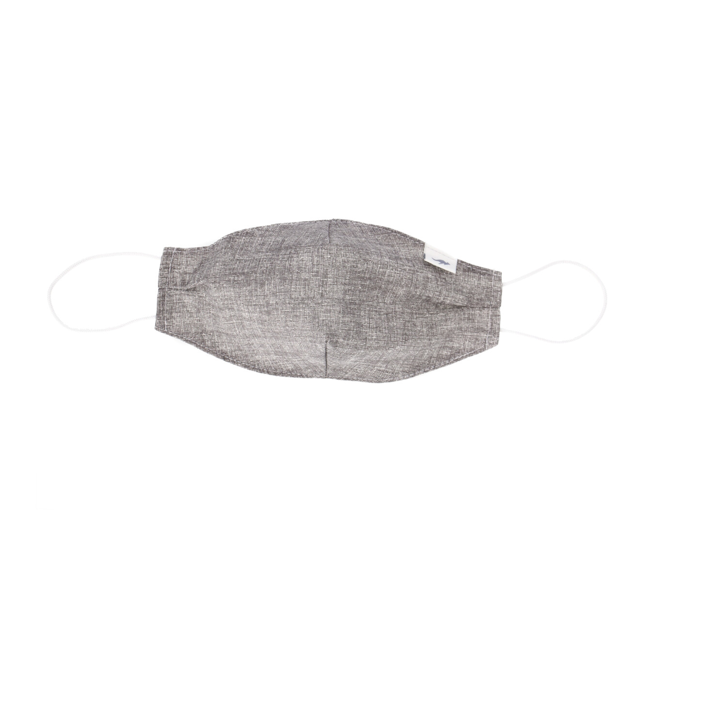 Bavlnené dvojvrstvové rúško tvarované - vzor J11 sivý melír