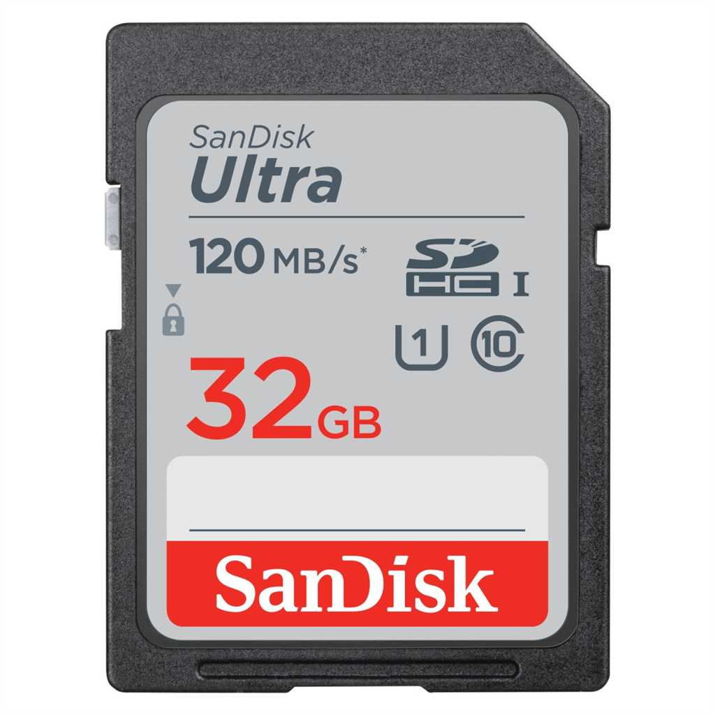 SanDisk 186496  Ultra 32 GB SDHC Memory Card 120 MB s
