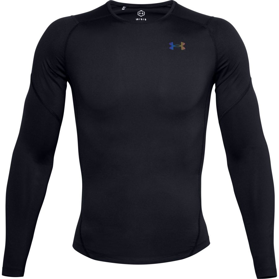 1358233-001 UA RUSH HeatGear 2.0 Comp LS-BLK Black