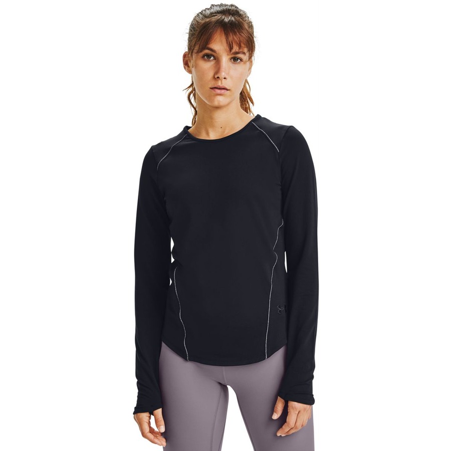 Tričko Under Armour HydraFuse Crew LS-BLK1360568-001 čierna