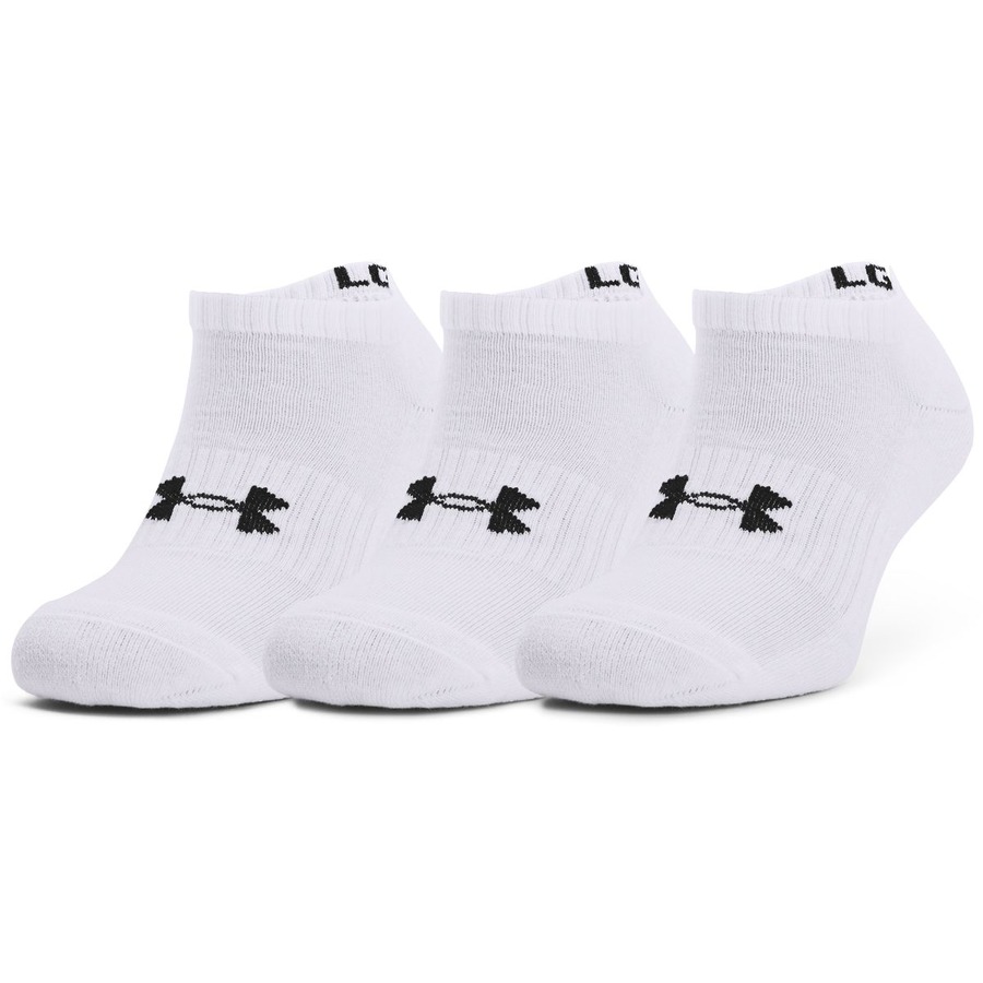 Pánske ponožky set 3 ks Under Armour 1363241-100 biela