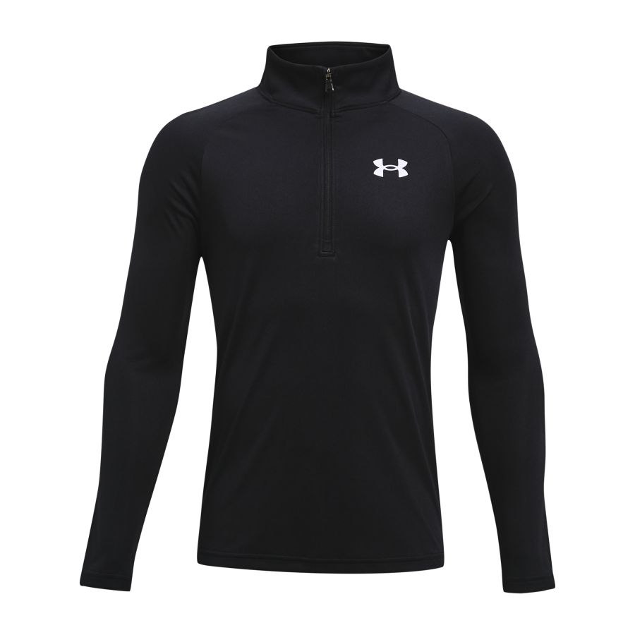 Chlapčenské tričko so zipsom Under Armour 1363286-001 čierna