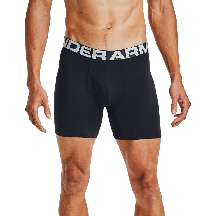 Pánske boxerky 3 ks Under Armour 1363617-001 čierna