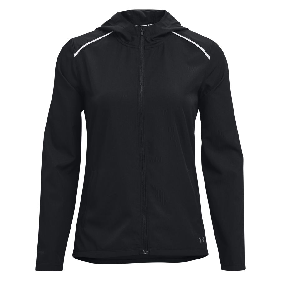 1365657-001 UA OutRun the Rain Jacket-BLK Black