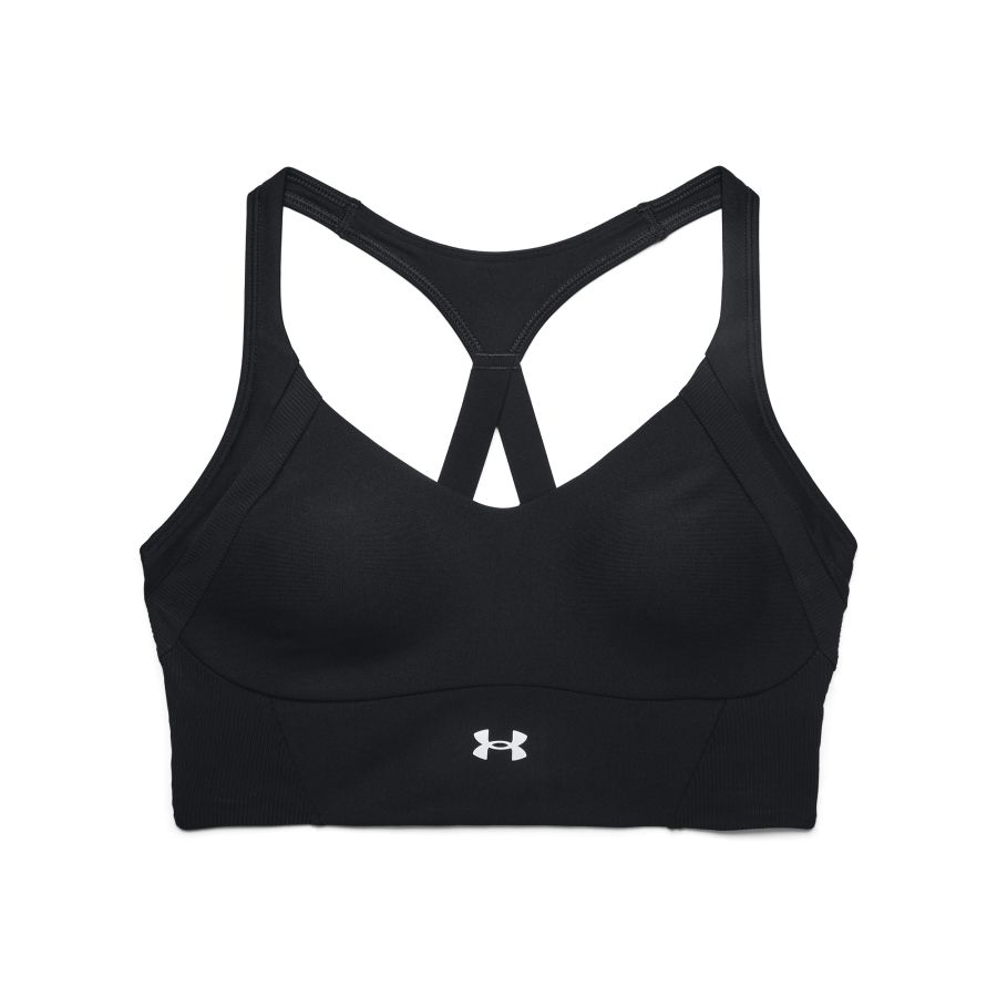 1365772-001 UA Infinity Mid Rib Bra-BLK Black