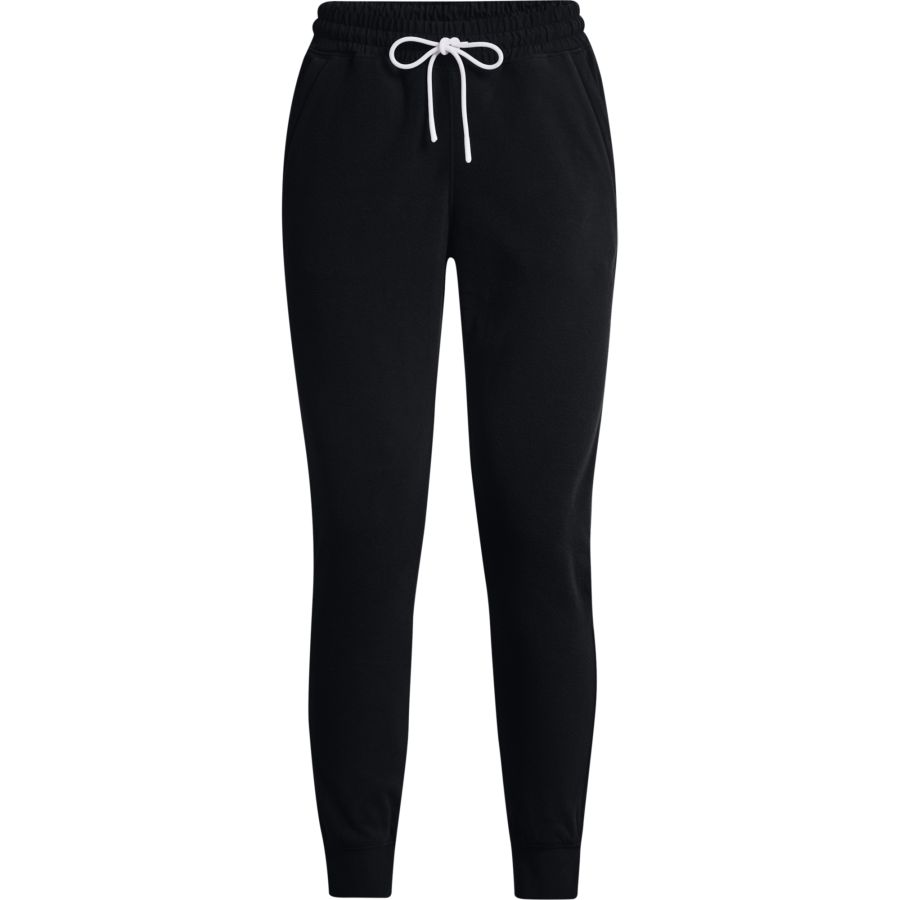 Hrejivé tepláky UA Rush Fleece Pant-BLK Black