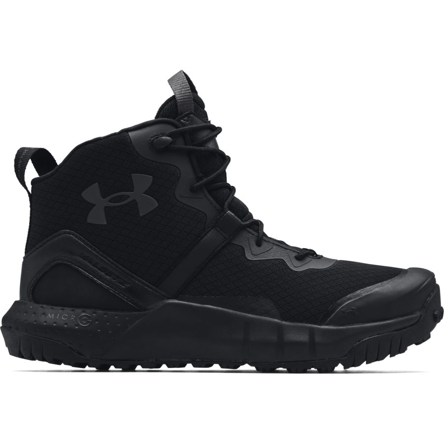 Topánky UA Micro G Valsetz Zip Mid-BLK Black