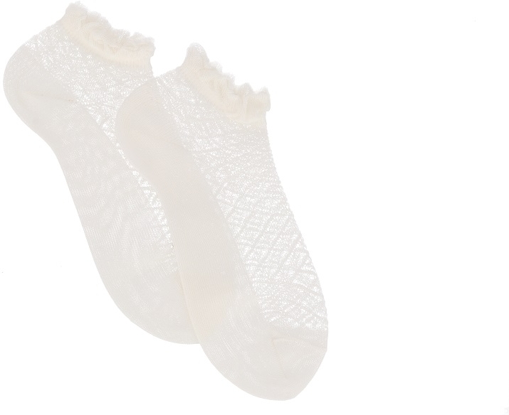 Vzorované ponožky Cóndor 271404202 - maslová