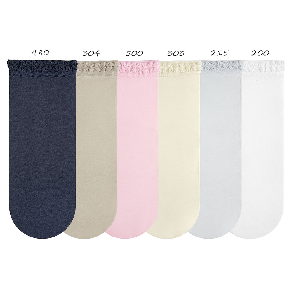 Hladké silonkové ponožky Cóndor 457804500 - pink