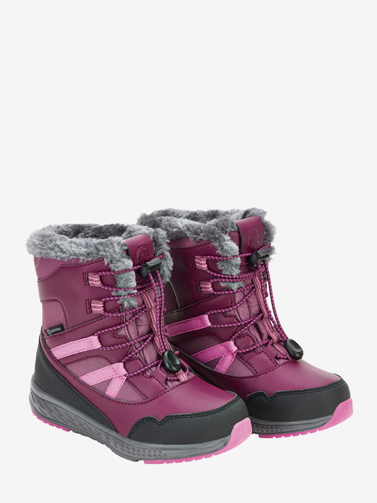 Dievčenské zateplené topánky Color Kids - fialová