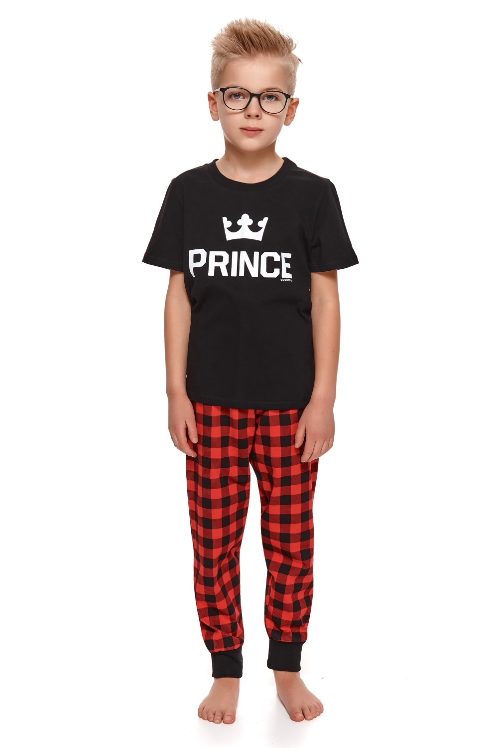 Chlapčenské pyžamo Doctor nap 4271 Prince - čierna