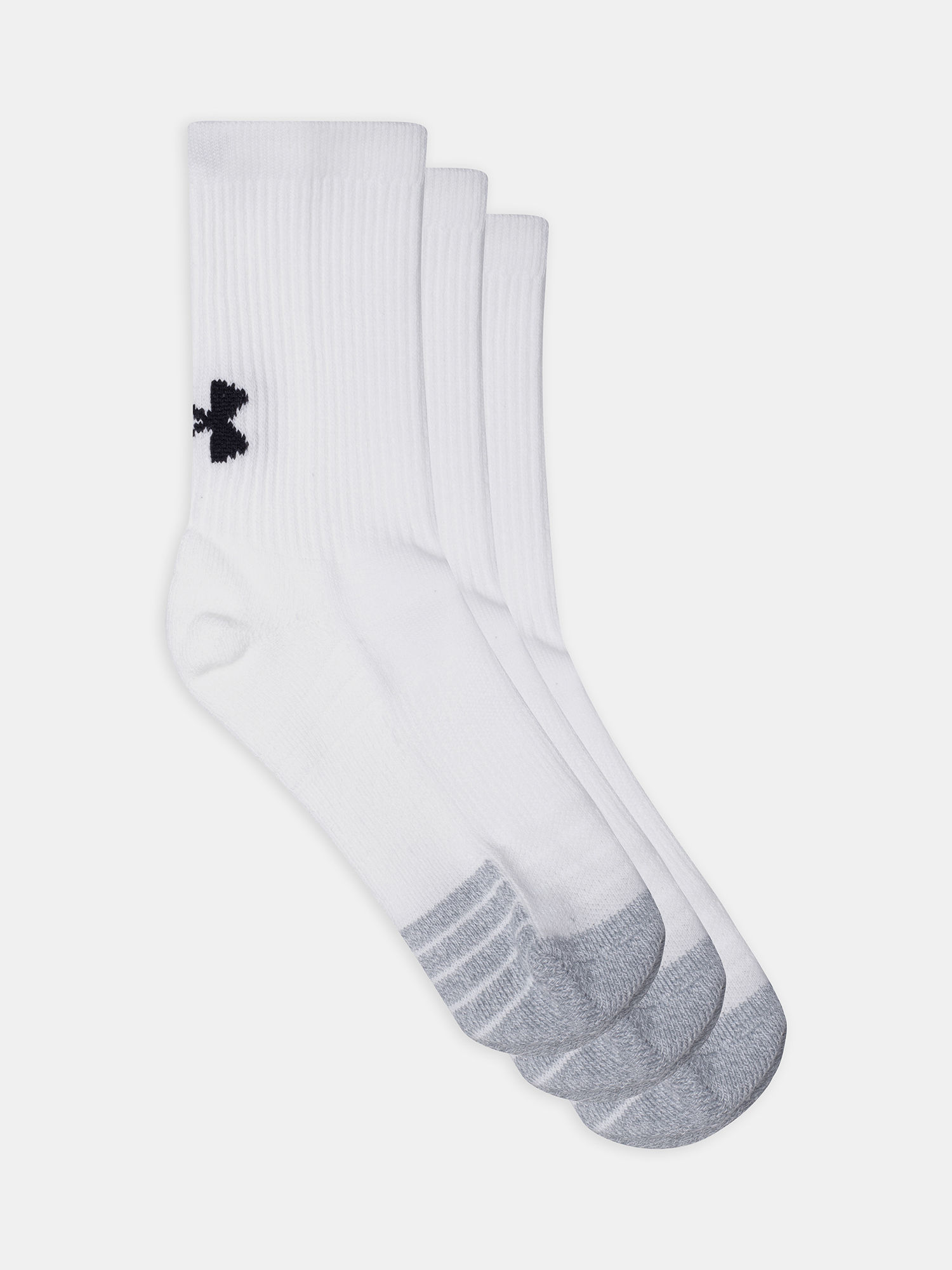 Chlapčenské ponožky set 3 ks Under Armour 1346750-101 biela