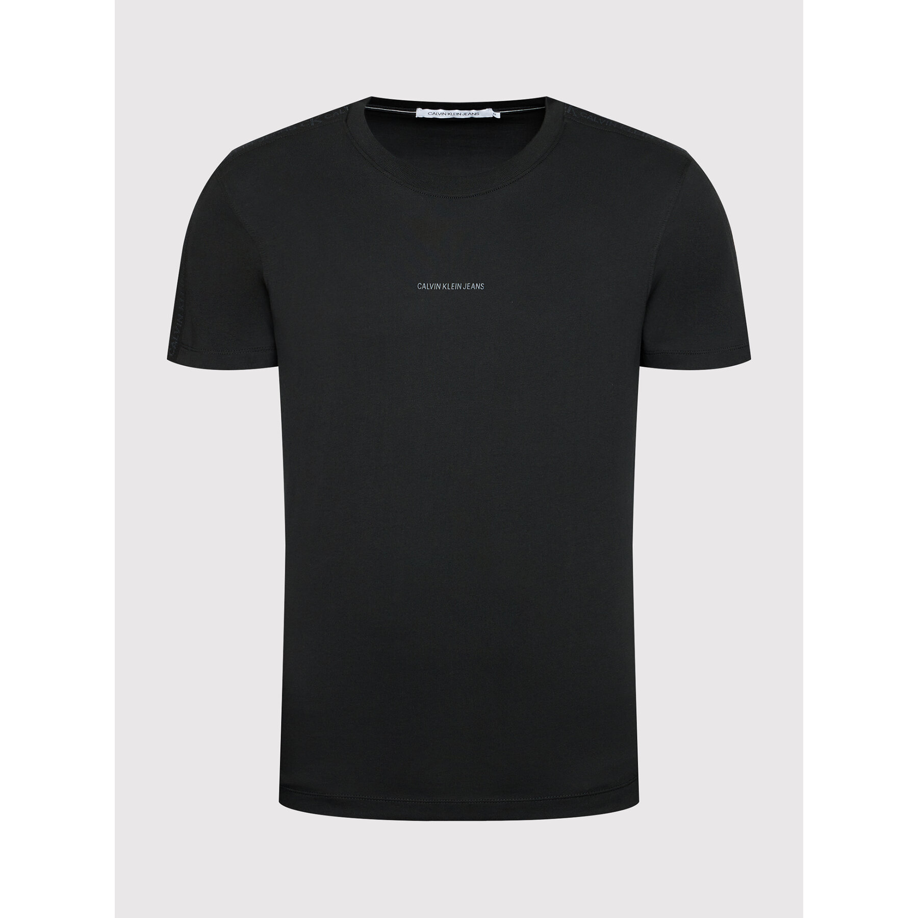 Pánske tričko s nápisom Calvin Klein - čierna
