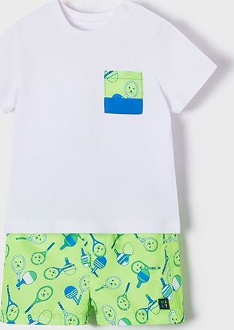Set - tričko s potlačou a plavky Mayoral - 2201659049