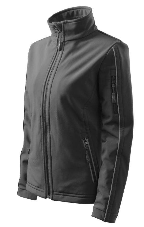 Dámska softshellová bunda ADLER Softshell Jacket 510 - oceľovo sivá