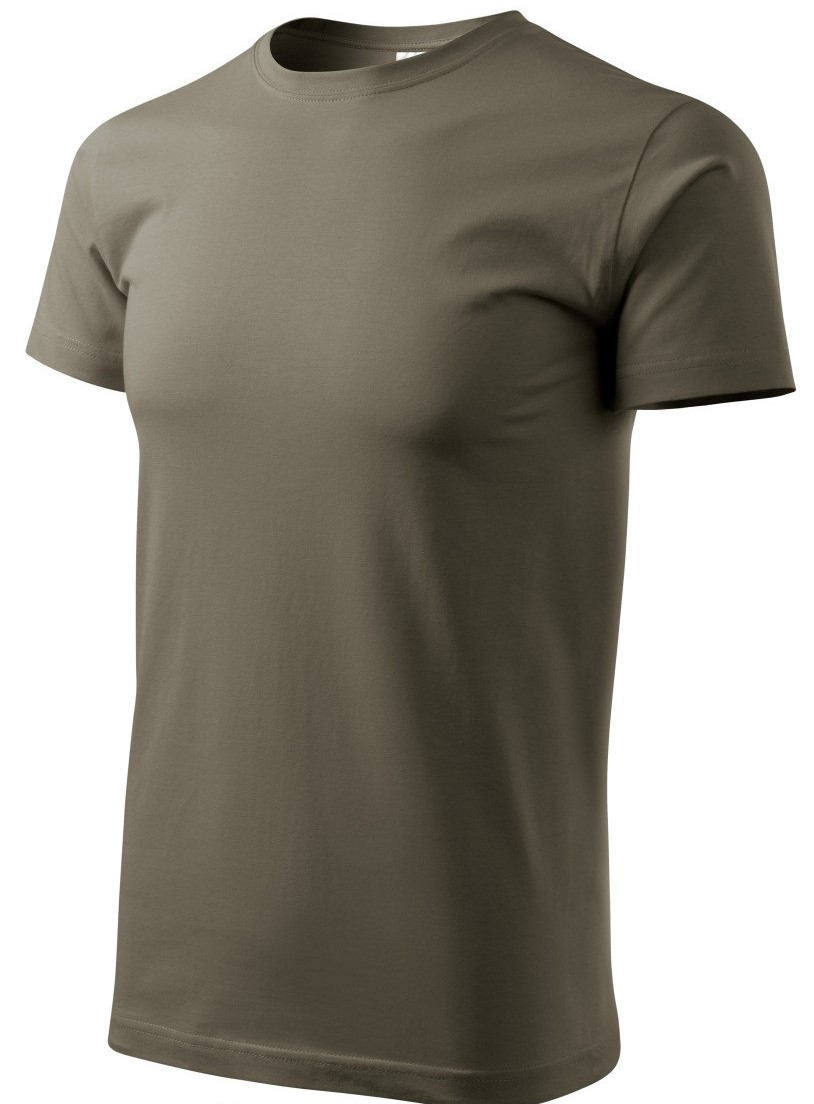 Tričko pánske bavlnené Basic 129 - army