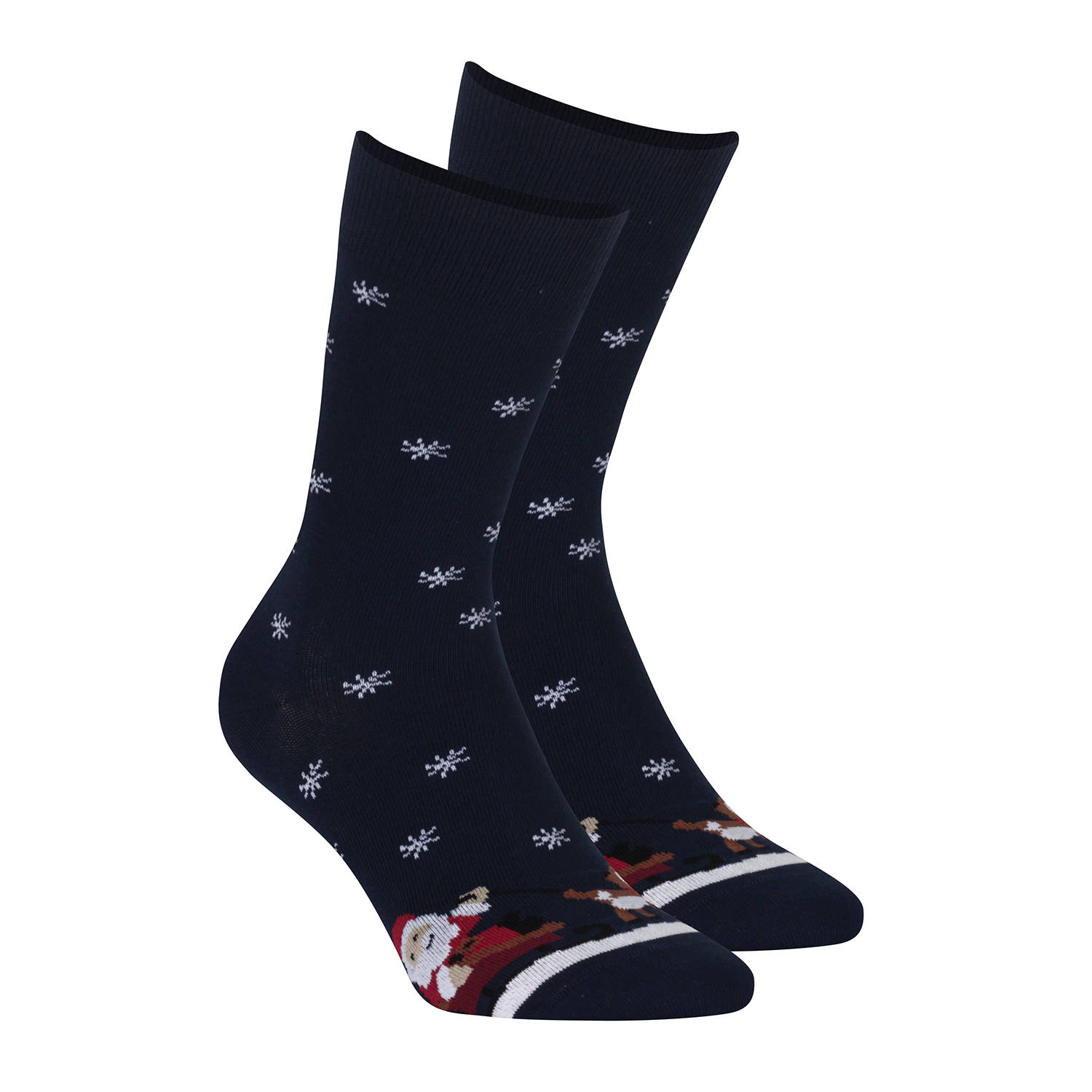Veselé ponožky vianočné WOLA w94.155 vz.843 - Mikuláš