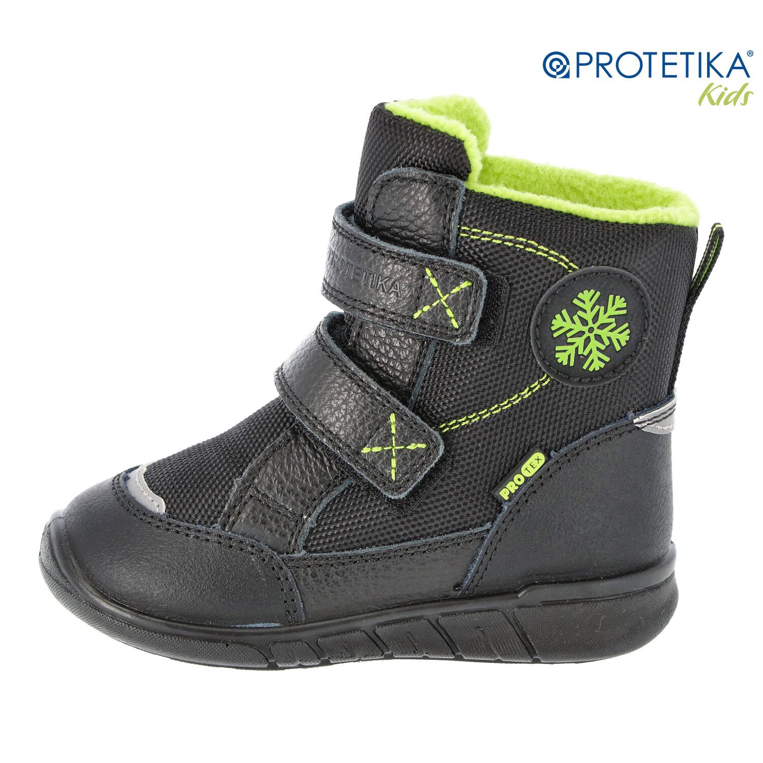 Protetika - zimné topánky s membránou PRO-tex ASTON black - zateplené