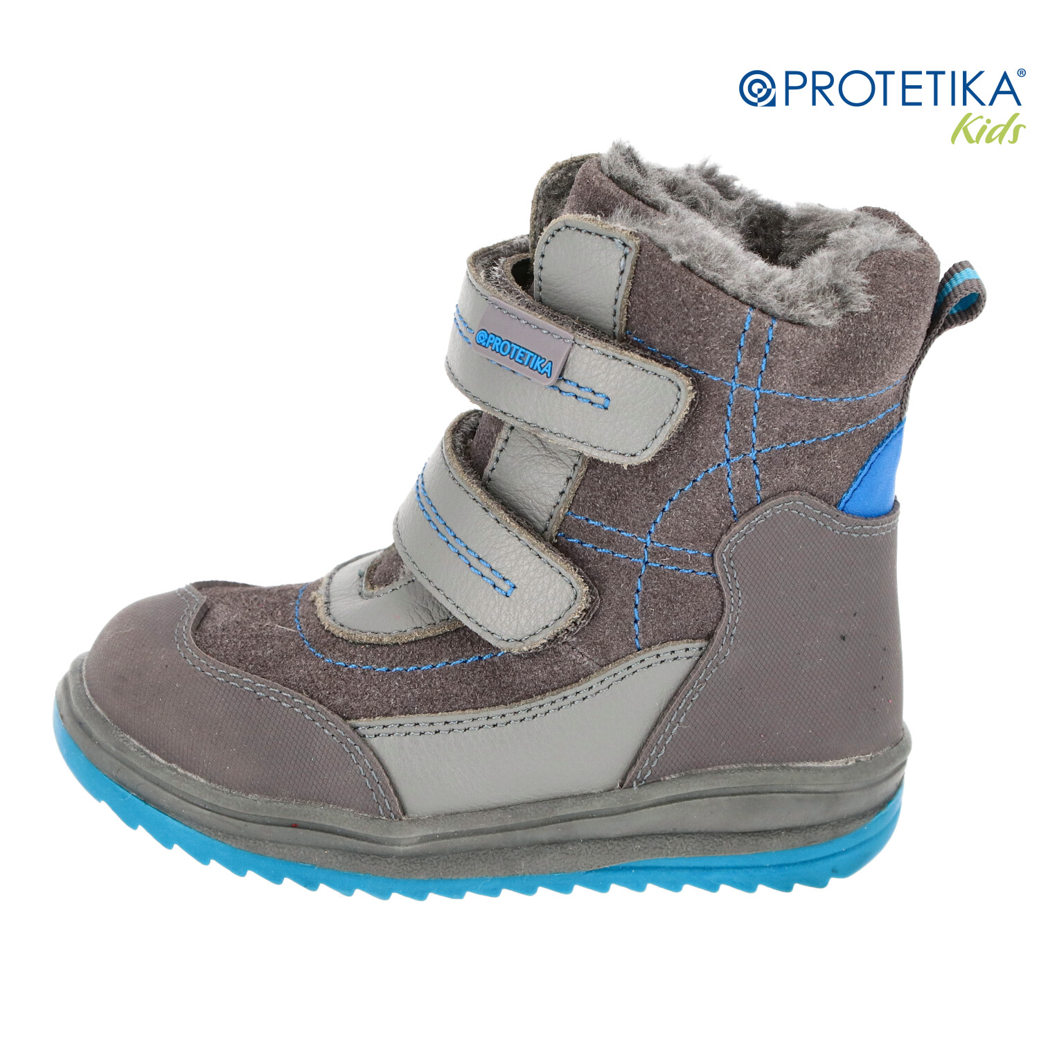 Protetika - zimné topánky ROKY grey - zateplené kožušinkou