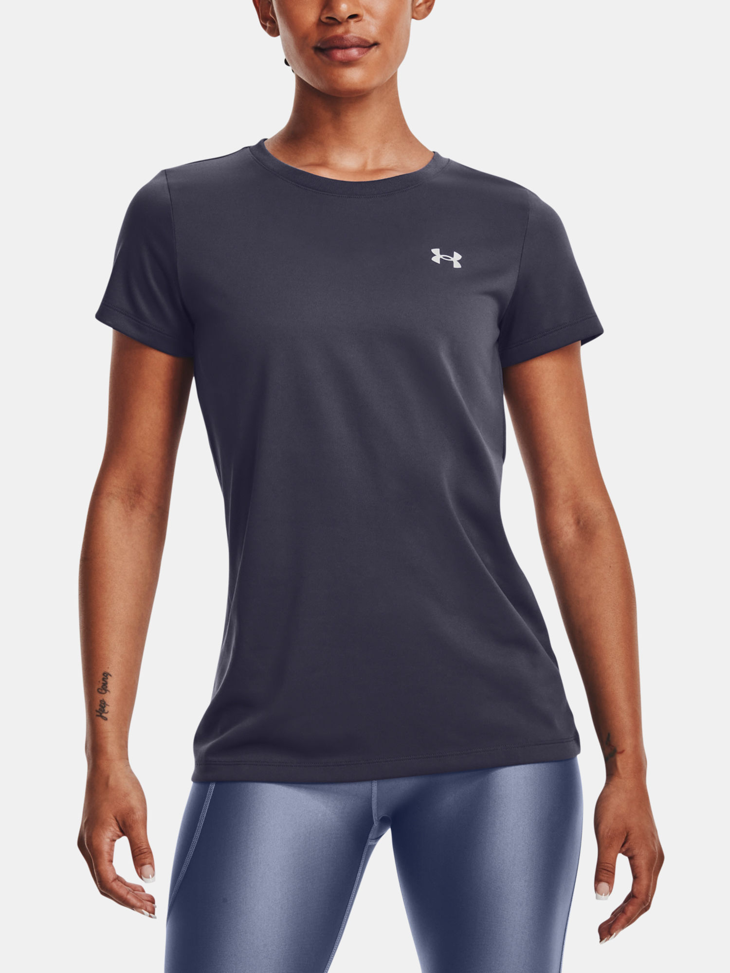 Tričko Under Armour Tech SSC - Solid GRY