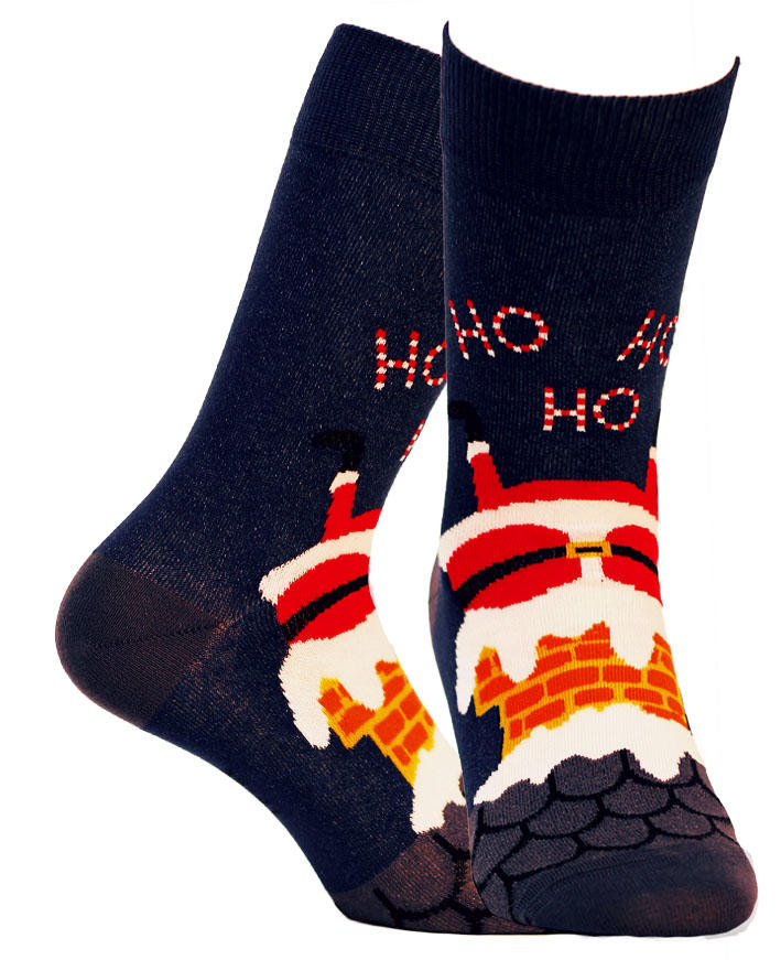 Veselé ponožky vianočné WOLA w94.155 vz.893 - Ho Ho Ho