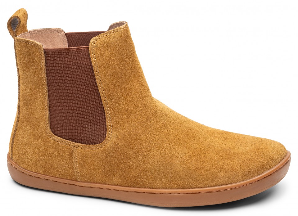 Protetika - barefoot prechodné dámske čižmy DEBORA beige TOP AKCIA!