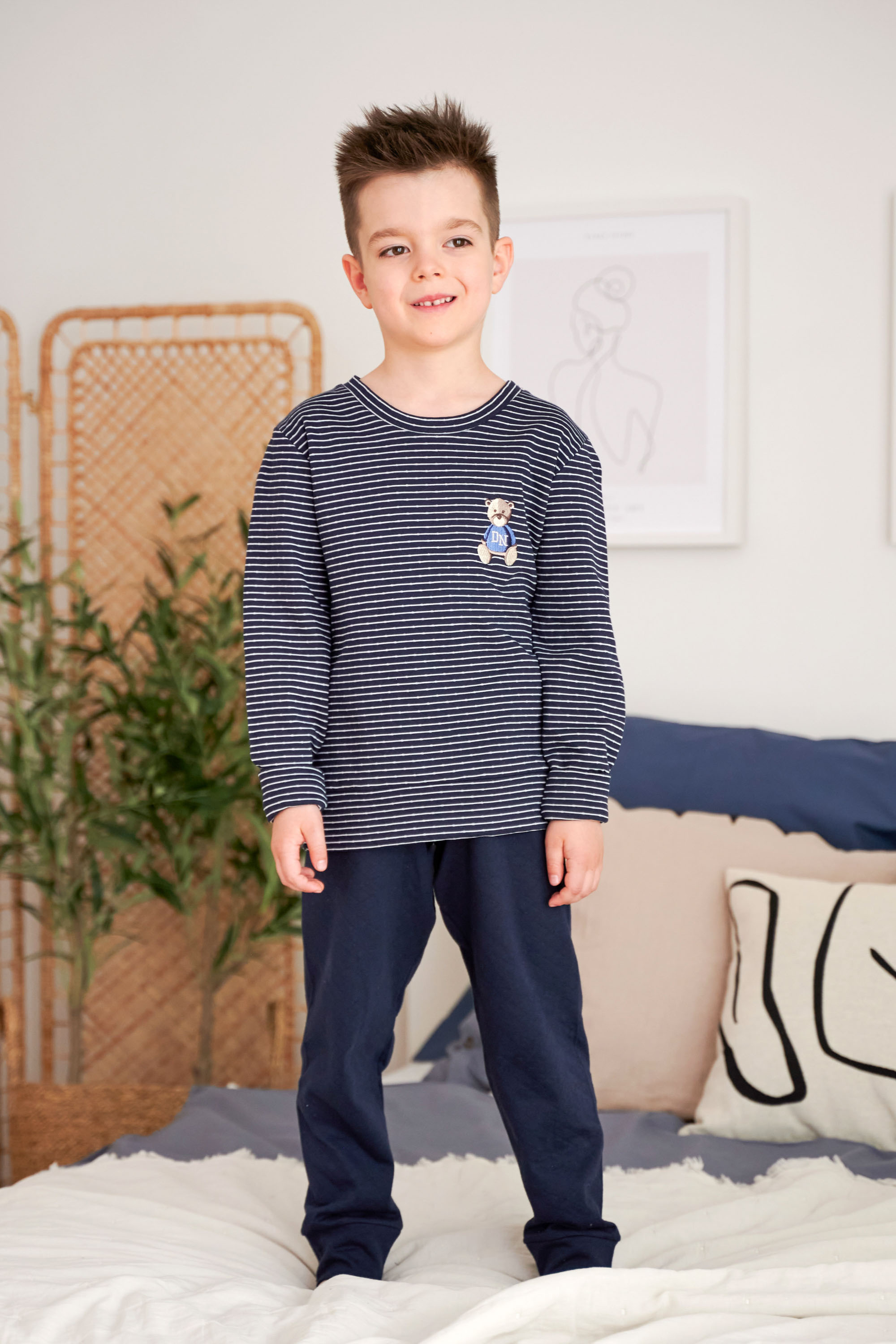 Detské pyžamo Doctor nap 5256 - TEDDY - navy blue