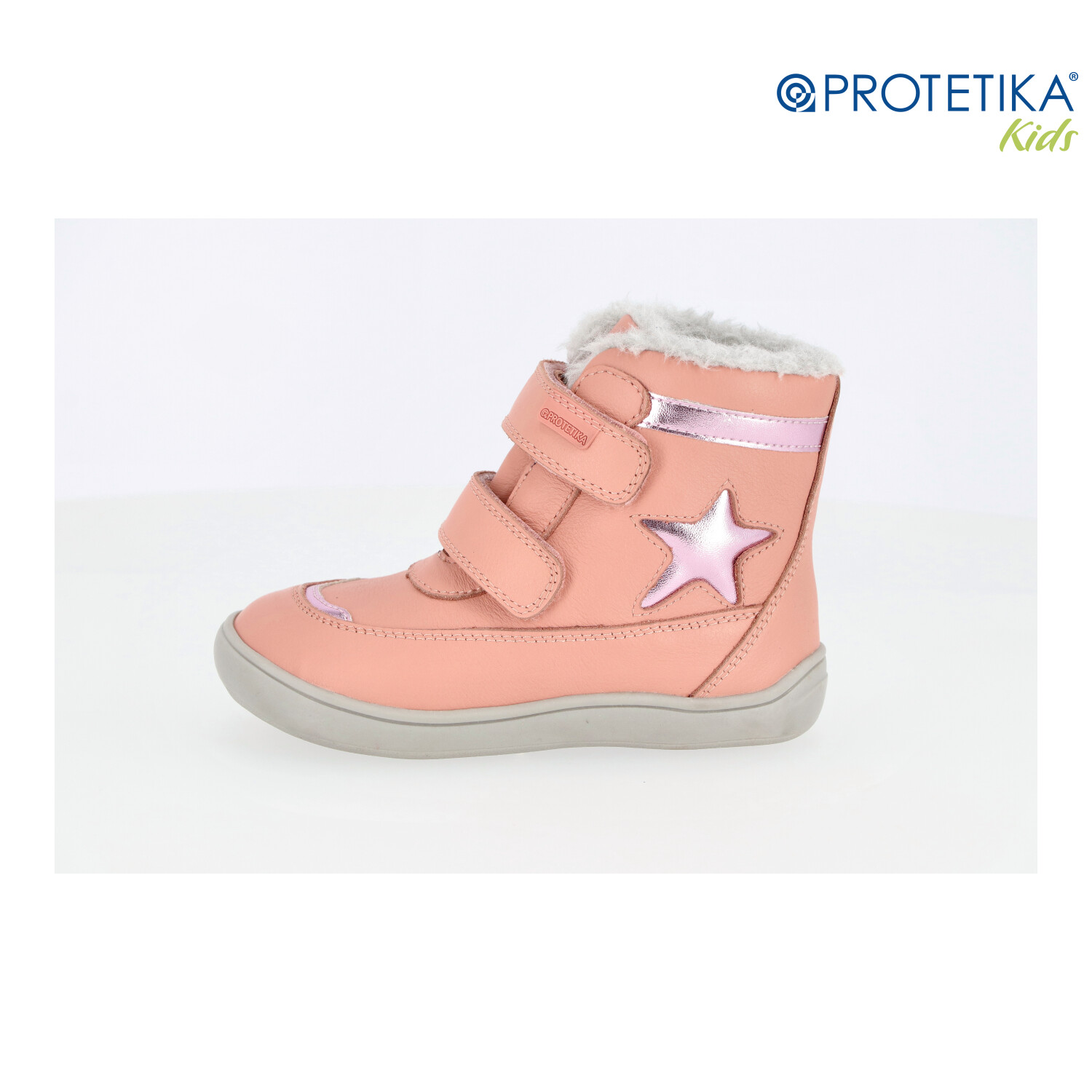 Protetika - zimné barefootové topánky LINET rosa PRO-tex - zateplené