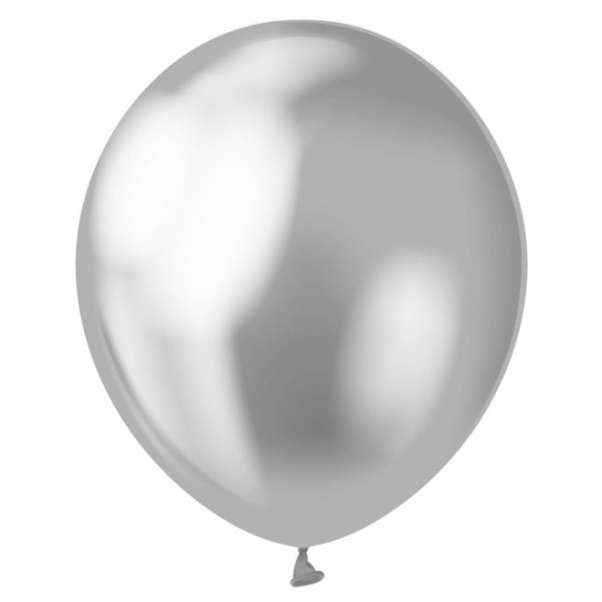 Balón latexový  Beauty Charm platiné striebro 5ks 30cm