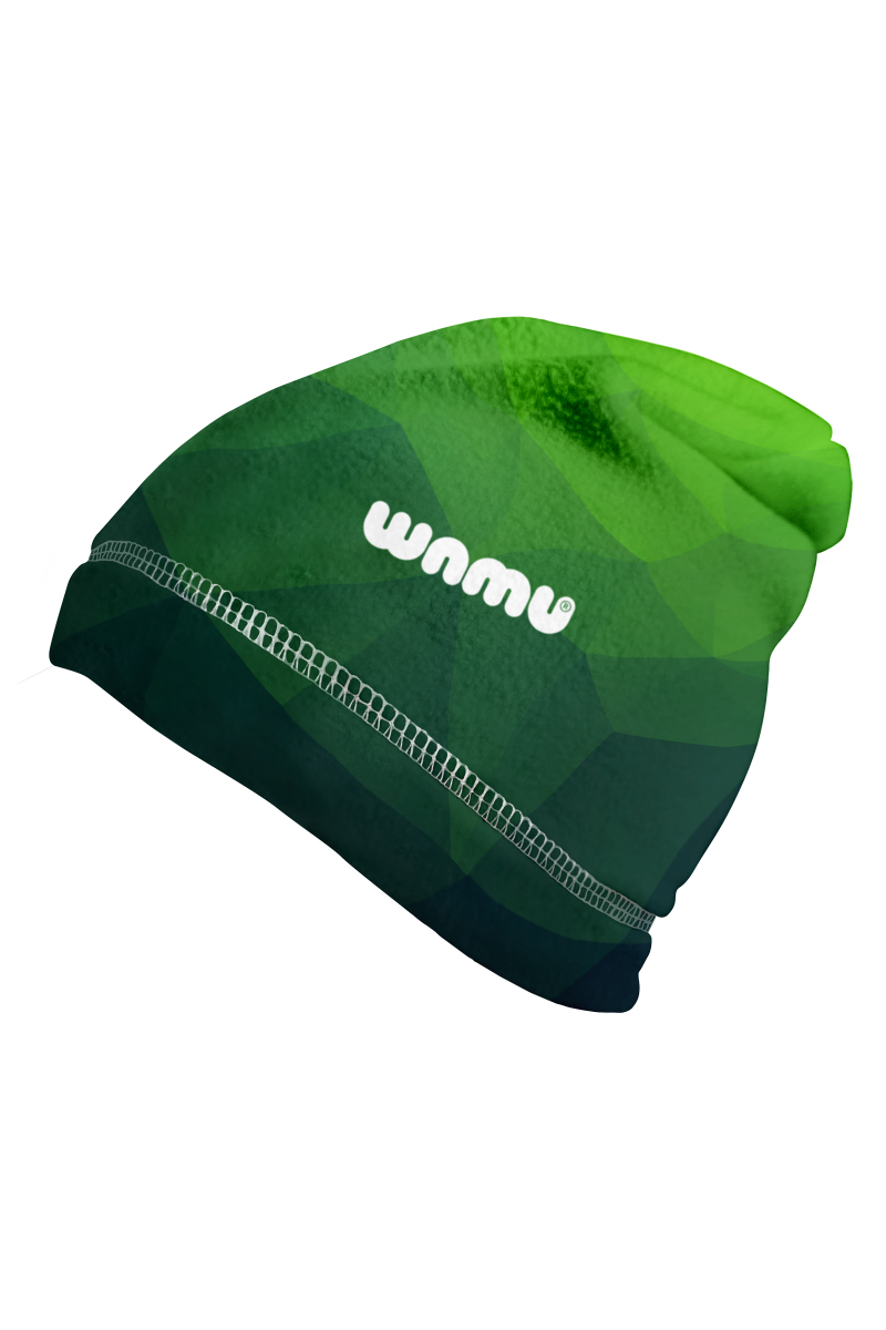 Fleecová čiapka MOZAIKA - zelená