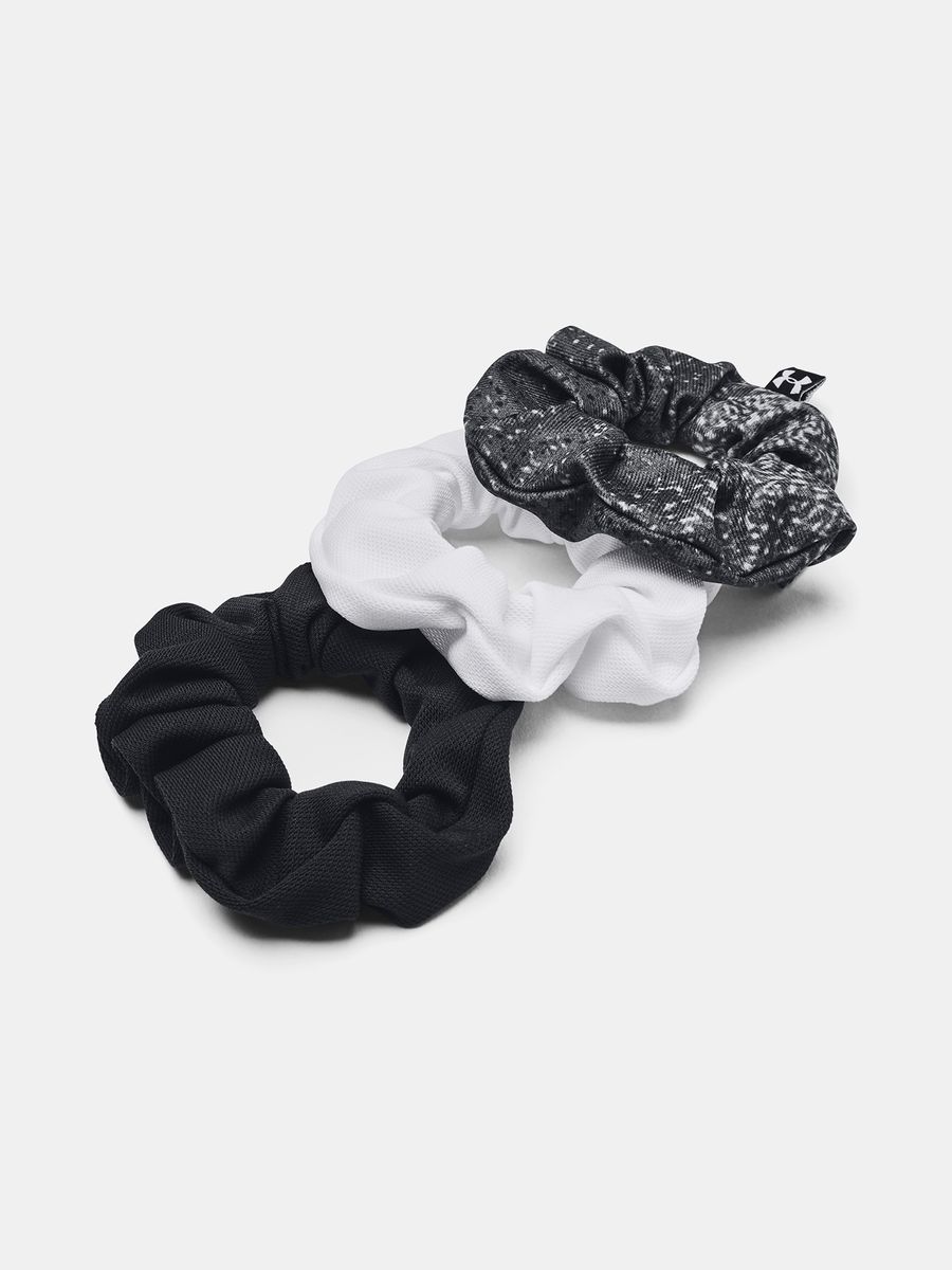 Gumičky do vlasov UA Blitzing Scrunchie 3PK-BLK