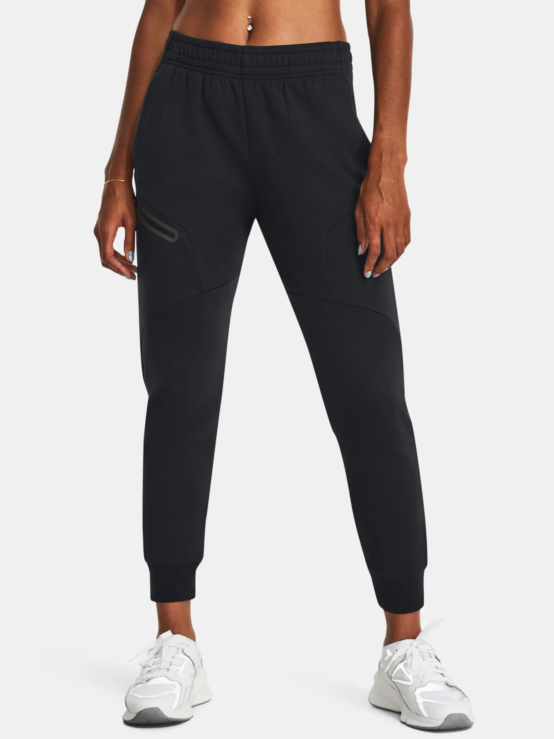 Teplákové nohavice  UA Unstoppable Flc Jogger-BLK