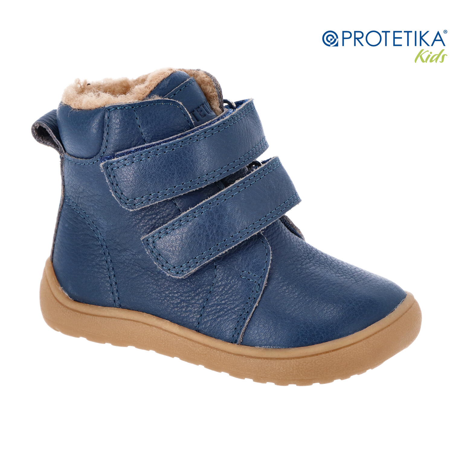 Protetika - zimné barefoot topánky DARYK navy s PRO-tex membránou