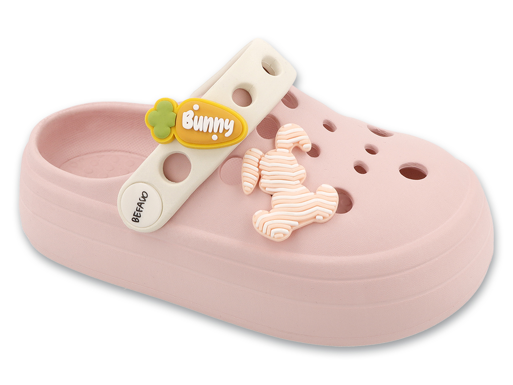 Ultraľahké kroksy BEFADO BUNNY 159X121 - ružová-v ext. sklade